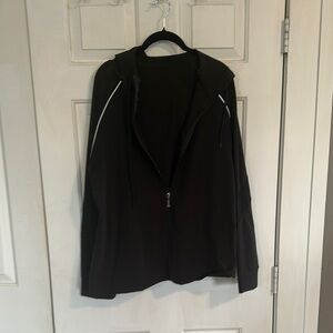Women’s 3x Black Zip up jacket